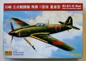 RS MODELS 1/72 92104 Ki-61-II KAI HIEN  PRODUCTION TYPE 