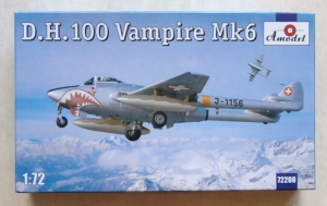 A MODEL 1/72 72208 DH VAMPIRE Mk 6