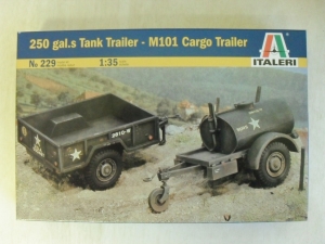 ITALERI 1/35 229 250 GALS TANK TRAILER   CARGO TANK TRAILER