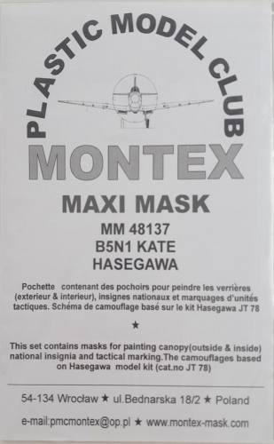 DISCOUNT DECALS  5350 MM 48137 B5N1 KATE Montex mask