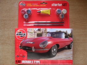 AIRFIX 1/32 55200 JAGUAR E-TYPE STARTER SET