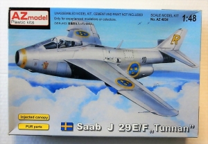 AZ MODEL 1/48 4834 SAAB J 29E/F TUNNAN