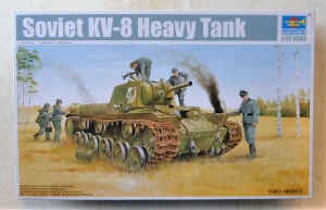 TRUMPETER 1/35 01565 SOVIET KV-8 HEAVY TANK