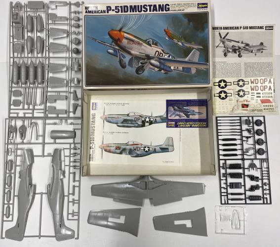 KINGKIT MODEL SCRAPYARD 1/32 HASEGAWA S12 P-51D MUSTANG  DAMAGED DECALS 