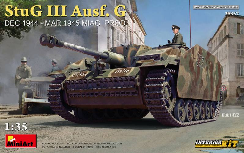 MINIART 1/35 35357 STUG III AUSF.G DEC 1944 - MAR 1945 MIAG PROD