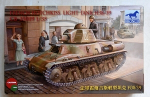 BRONCO 1/35 35019 FRENCH HOTCHKISS LIGHT TANK H38/39