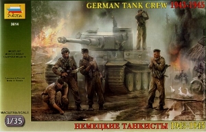 ZVEZDA 1/35 3614 GERMAN TANK CREW 1943-45