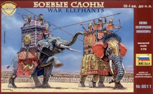 ZVEZDA 1/72 8011 WAR ELEPHANTS