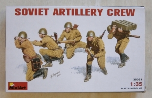 MINIART 1/35 35031 SOVIET ARTILLERY CREW