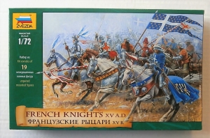 ZVEZDA 1/72 8036 FRENCH KNIGHTS XV A.D.