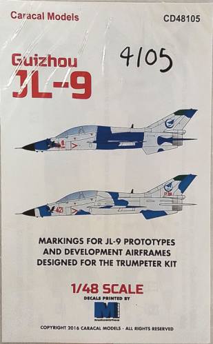 DISCOUNT DECALS 1/48 4105. CARACAL MODELS CD48105 GUIZHOU JL-9 