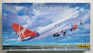 HELLER 1/125 80470 BOEING 747 VIRGIN ATLANTIC