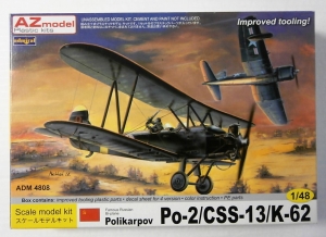 AZ MODEL 1/48 4808 POLIKARPOV PO-2/CSS-13/K-62