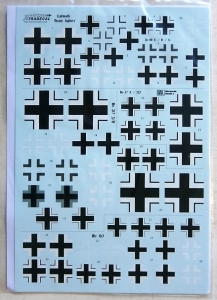 XTRADECAL 1/72 72253 LUFTWAFFE HEAVY FIGHTER CROSSES Ju 88 Me 110 Do 17 Do 217