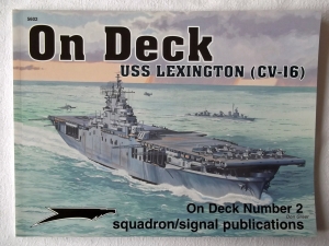SQUADRON/SIGNAL ON DECK  5602 USS LEXINGTON CV-16
