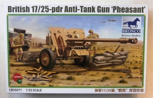 BRONCO 1/35 35071 BRITISH 17/25pdr ANTI-TANK GUN PHEASANT