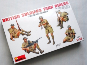 MINIART 1/35 35071 BRITISH SOLDIERS TANK RIDERS