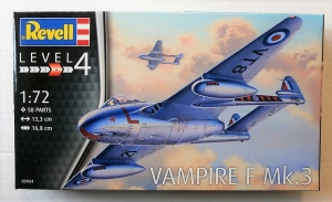 REVELL 1/72 03934 VAMPIRE F Mk.3 
