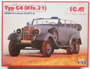 ICM 1/35 35538 TYP G4  Kfz.21  WWII GERMAN STAFF CAR