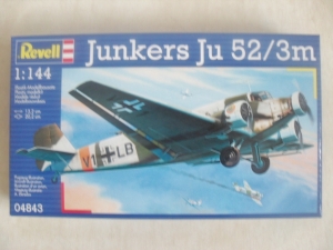 REVELL 1/144 04843 JUNKERS Ju 52/3m