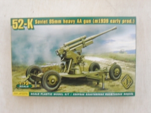ACE 1/72 72276 52-K 85mm HEAVY AA GUN  M1939 EARLY PRODUCTION 
