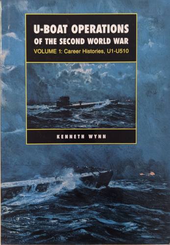 CHEAP BOOKS  ZB5790 U-BOAT OPERATIONS OF THE SECOND WORLD WAR VOLUME 1 CAREER HISTORIES U1-U510