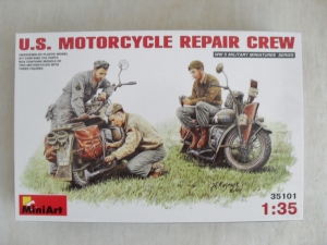 MINIART 1/35 35101 US MOTORCYCLE REPAIR CREW