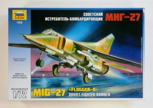 ZVEZDA 1/72 7228 MiG-27 FLOGGER-D