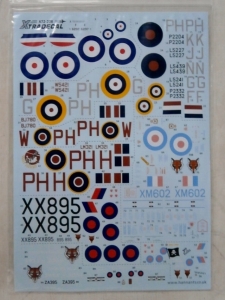 XTRADECAL 1/72 72208 HISTORY OF RAF 12th SQUADRON WWI TO PRESENT DAY