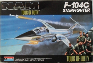 MONOGRAM 1/48 5455 F-104C STARFIGHTER NAM TOUR OF DUTY