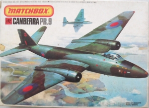 MATCHBOX 1/72 PK-408 CANBERRA PR.9