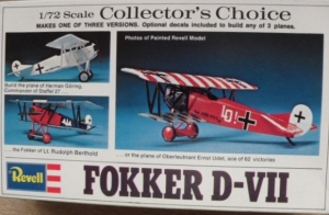 REVELL 1/72 H71 FOKKER D-VII