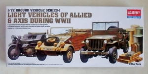 ACADEMY 1/72 13416 WWII LIGHT VEHICLES OF ALLIED   AXIS