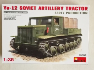 MINIART 1/35 35052 SOVIET ARTILLERY TRACTOR YA-12 EARLY