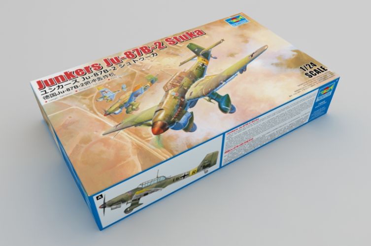 TRUMPETER 1/24 02421 JUNKERS JU 87B-2 STUKA  UK SALE ONLY 