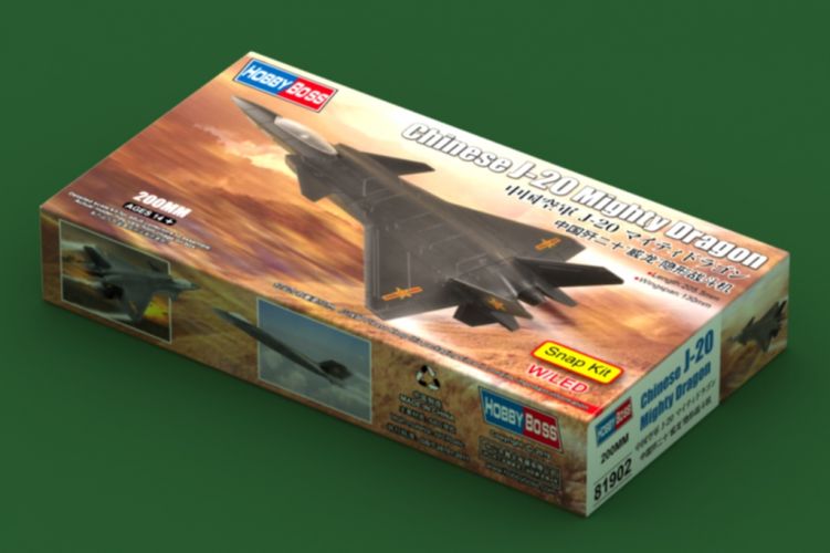 HOBBYBOSS  81902 CHINESE J-20 MIGHTY DRAGON
