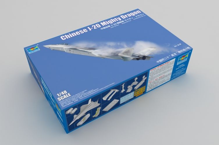 TRUMPETER 1/48 05811 CHINESE J-20 MIGHTY DRAGON 