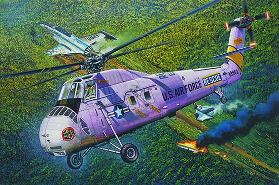 TRUMPETER 1/48 02884 HH-34J USAF COMBAT RESCUE