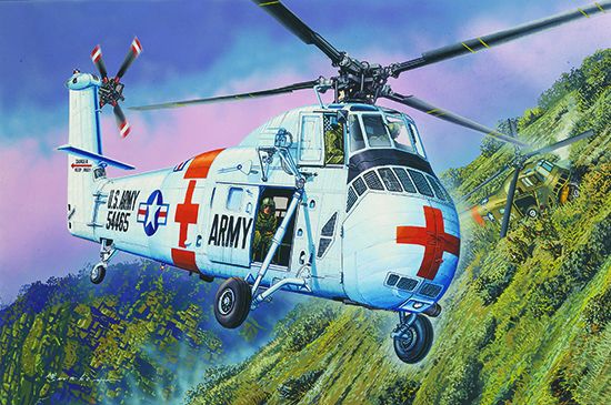 TRUMPETER 1/48 02883 CH-34 US ARMY RESCUE