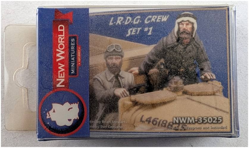 NEW WORLD MINIATURES 1/35 NWM-35025 L.R.D.G. CREW SET 1
