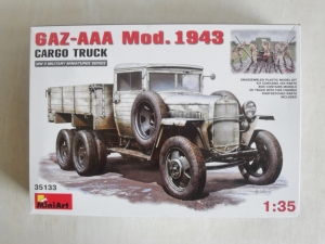 MINIART 1/35 35133 GAZ-AAA Mod.1943 CARGO TRUCK