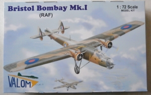 VALOM 1/72 72056 BRISTOL BOMBAY Mk.I  RAF 