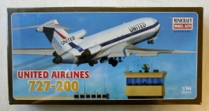 MINICRAFT 1/144 14465 BOEING 727-200 UNITED AIRLINES