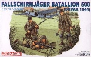 DRAGON 1/35 6145 FALLSCHIRMJAGER BATALLION 500 DRVAR 1944