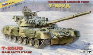 ZVEZDA 1/35 3591 T-80UD RUSSIAN MAIN BATTLE TANK
