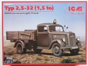 ICM 1/35 35401 TYP 2.5-32   1.5 TON   WWII GERMAN LIGHT TRUCK