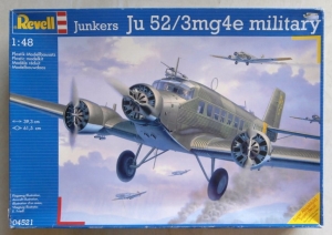REVELL 1/48 04521 JUNKERS Ju 52/3mg4e MILITARY