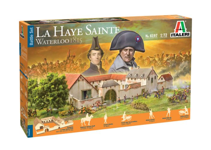 ITALERI 1/72 6197 WATERLOO 1815 LA HAYE SANTE BATTLE SET