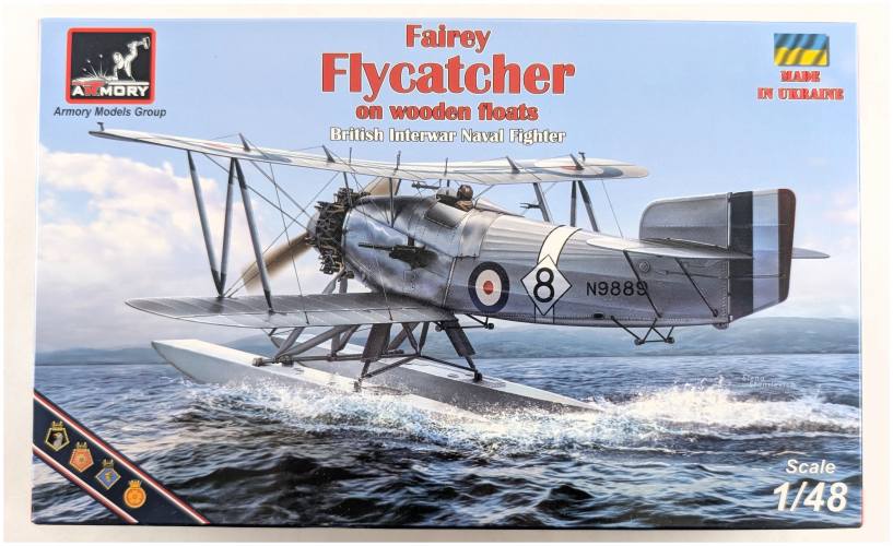 ARMORY 1/48 48003 FAIREY FLYCATCHER ON WOODEN FLOATS