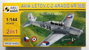 MARK I MODELS 1/144 14460 AVIA/LETOV C-2/ARADO Ar 96B SILVER LIVERY